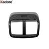 For Ford Focus      Carbon Fiber Car Armrest Rear Air Condition Vent Outlet Cover Trim Interior Accessories