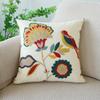 45X45Cm Flower Throw Pillow Cover Plant Embroidered Stamping Waist Cushion Cover Decor Home Decorative Pillowcase New