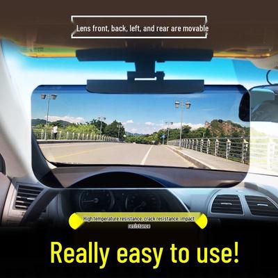 Car Anti-Glare Night Vision Sun Visor for Day and Night Driving