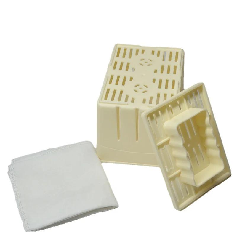 

1 шт./набор пластиковых пресс-форм для тофу + сырная салфетка соевый пресс-форма своими руками кухонные инструменты пищевой полипропилен