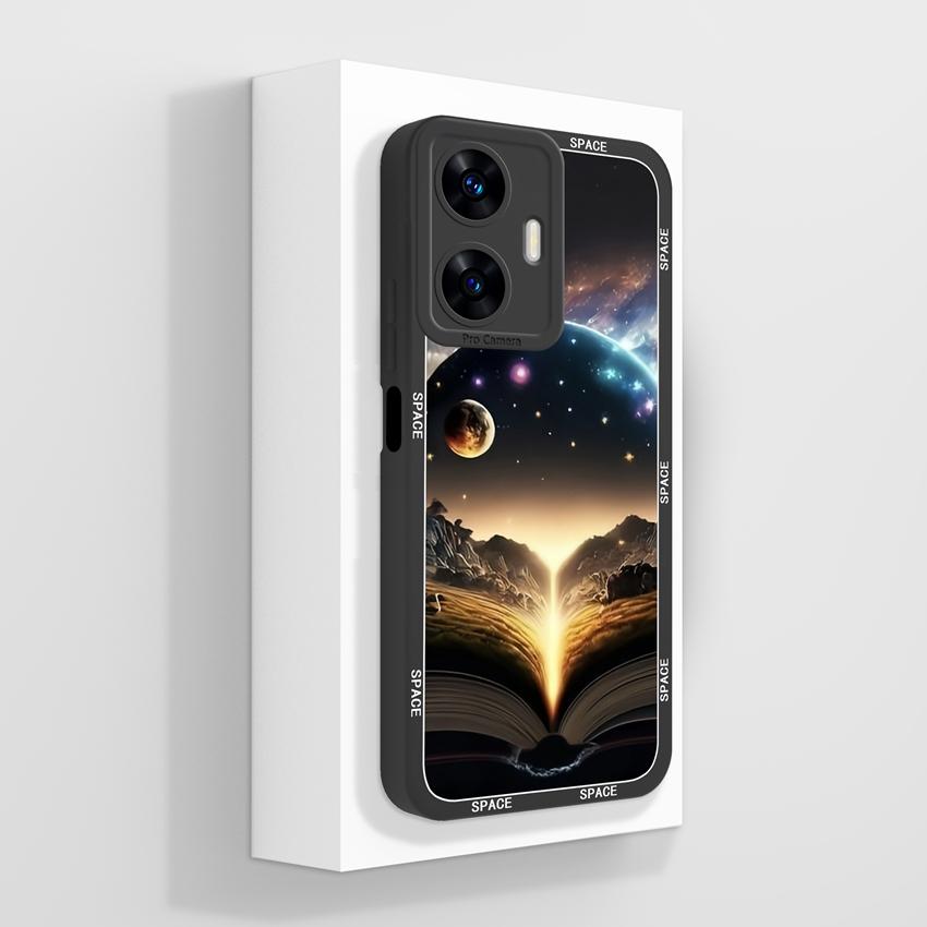 Beautiful Love Heart Phone Covers For Realme C55 C35 C25 C20 C15 C11 C21Y C25Y Soft Liquid Silicone Bumper Anti Drop Protection Case For Realme Casing