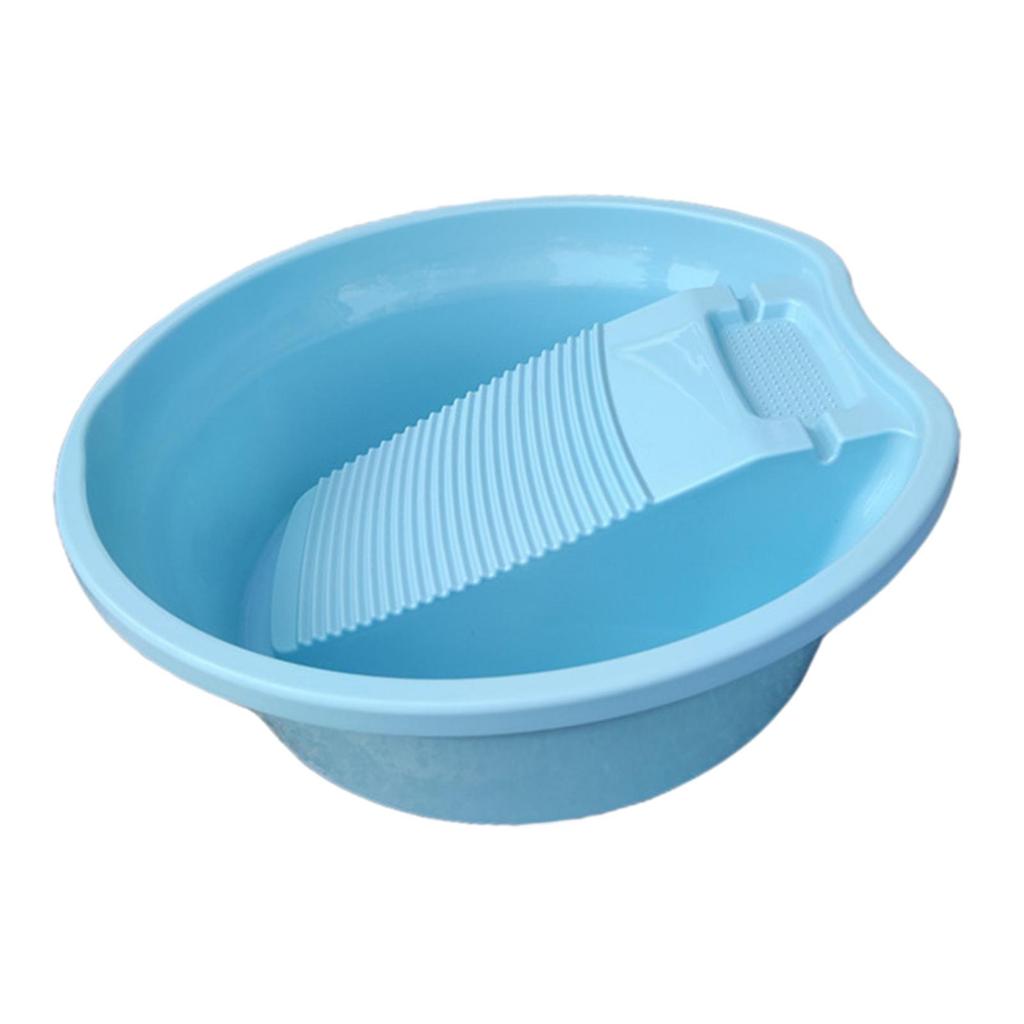 Washboard Basin for Hand Washing Clothes Basin for Laundry Compact Small Delicate Articles Laundry Wash Basin for Blouses