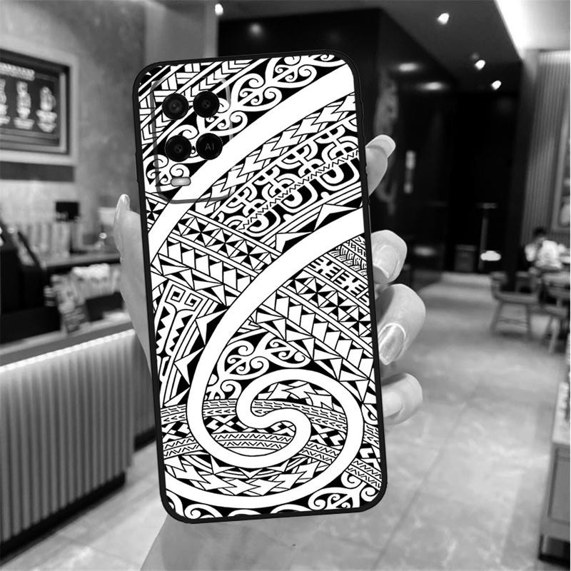 Polynesian Mix Case For Oppo A96 A76 A16 A17 A18 A60 A80 A40 A38 A58 A78 A98 A94 A74 A54 A15 A57 A77 A5 Pro