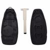 Jingyuqin Remote 3 Buttons Car Key Shell Remote Fob For Ford/Mondeo/Fiesta/Focus/Titanium Smart Key