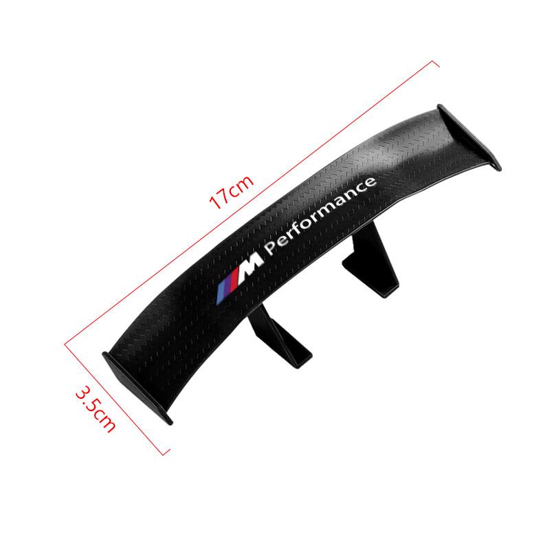 Car Rear Spoiler Mini Spoiler Wing Small Tail Emblem Sticker Decoration For BMW M E34 E36 E60 E90 E46 E70 F10 F20 F30 X5 X6 X1 M3 M5 M6 E71 F01 F02