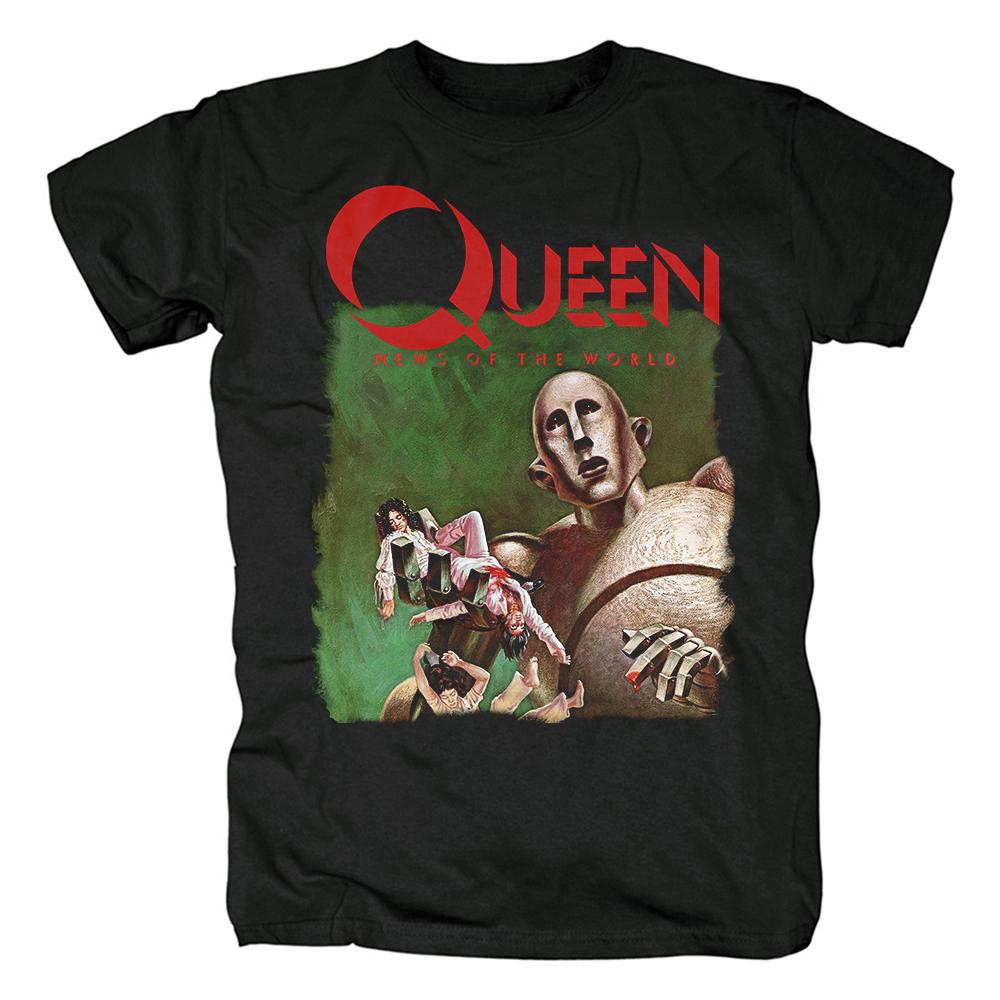 

Queen Band Gorgeous Rock Heavy Metal Men s Black Loose Crew Neck Printed Cotton Men s and Women s Loose T-Shirt XXXXL