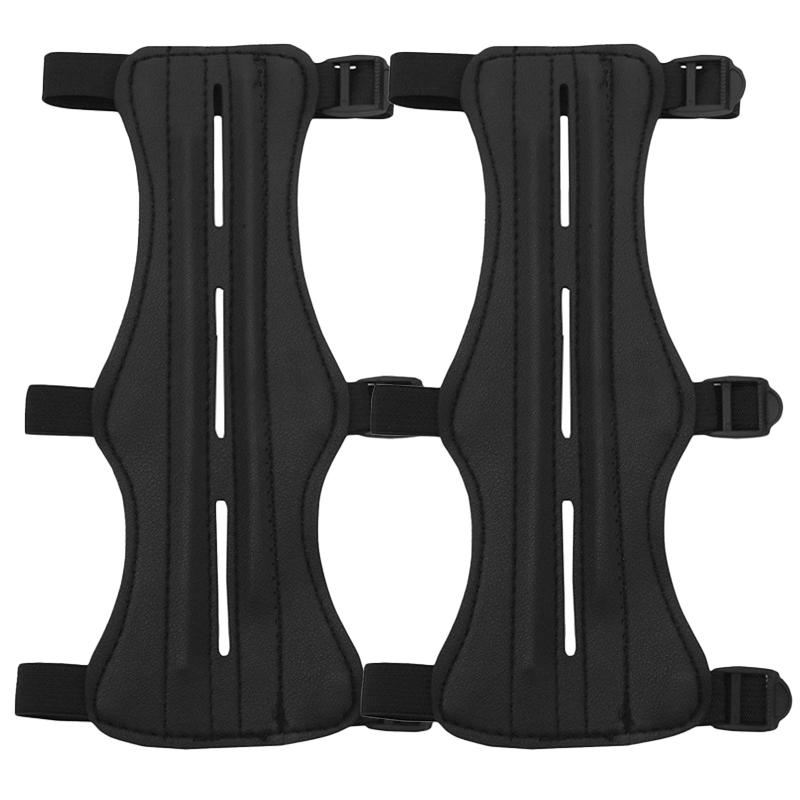 Leather Archery Equipment Arm Guard Protection Forearm Safe Adjustable Bow Arrow Hunting Shooting Training Accessories Protector