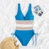 Split Bikini Swimsuit Women's Tight Waist Multi-color Hot