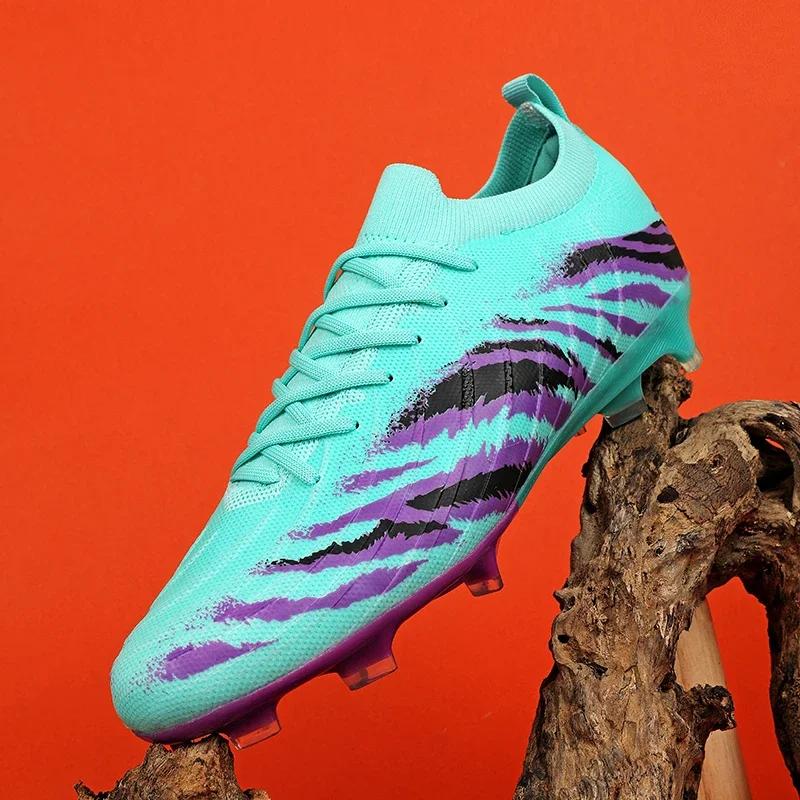 New Men Football Boots Sport Ultralight Non-Slip Outdoor Adult Cleats Match Unisex Soccer Shoes Comfortable Grass High-quality