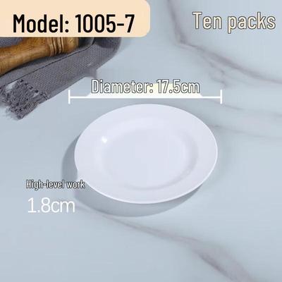 AVADEN Melaminové kulaté talíře