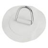 6in D Ring Pad Patch PVC Stainless Steel for Inflatable Boat Raft Kayak Canoe Surfboard