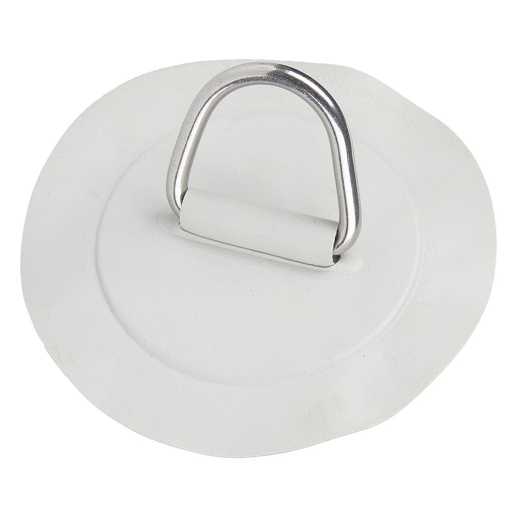 6in D Ring Pad Patch PVC Stainless Steel for Inflatable Boat Raft Kayak Canoe Surfboard