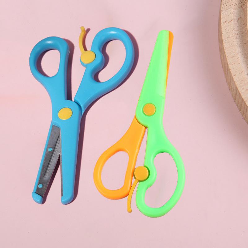 Children's Safety Spring Scissors for School and DIY Crafting