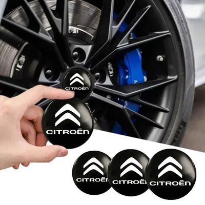 56/60/65mm Car Wheel Center Hub Cap Badge Emblem Sticker For C3 C4 X7 Xsara Picasso Crosser C-ELYSEE JUMPY NEMO VTS