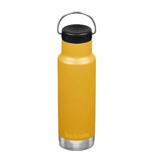 Klean Kanteen Classic Insulated Narrow Drink Bottle, 12oz (350ml), Marigold, 1008483