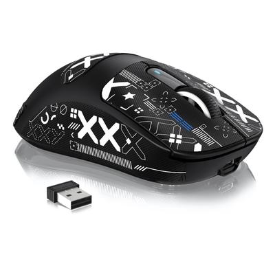 Souris gaming FPS SHARK avec autocollant antidérapant A.JAZZxATTACK, noir…