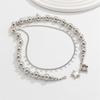 Minimalist Five Point Star Chokers Necklace with Sturdy Alloy Materials Chain Versatile Gothic Jewelry Accessory