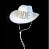 Rhinestone Bride Cowgirl Hat for Women Cosplay Cowboy Hat Bachelorette Party Hat Girl Headwear Wedding Party Accessories