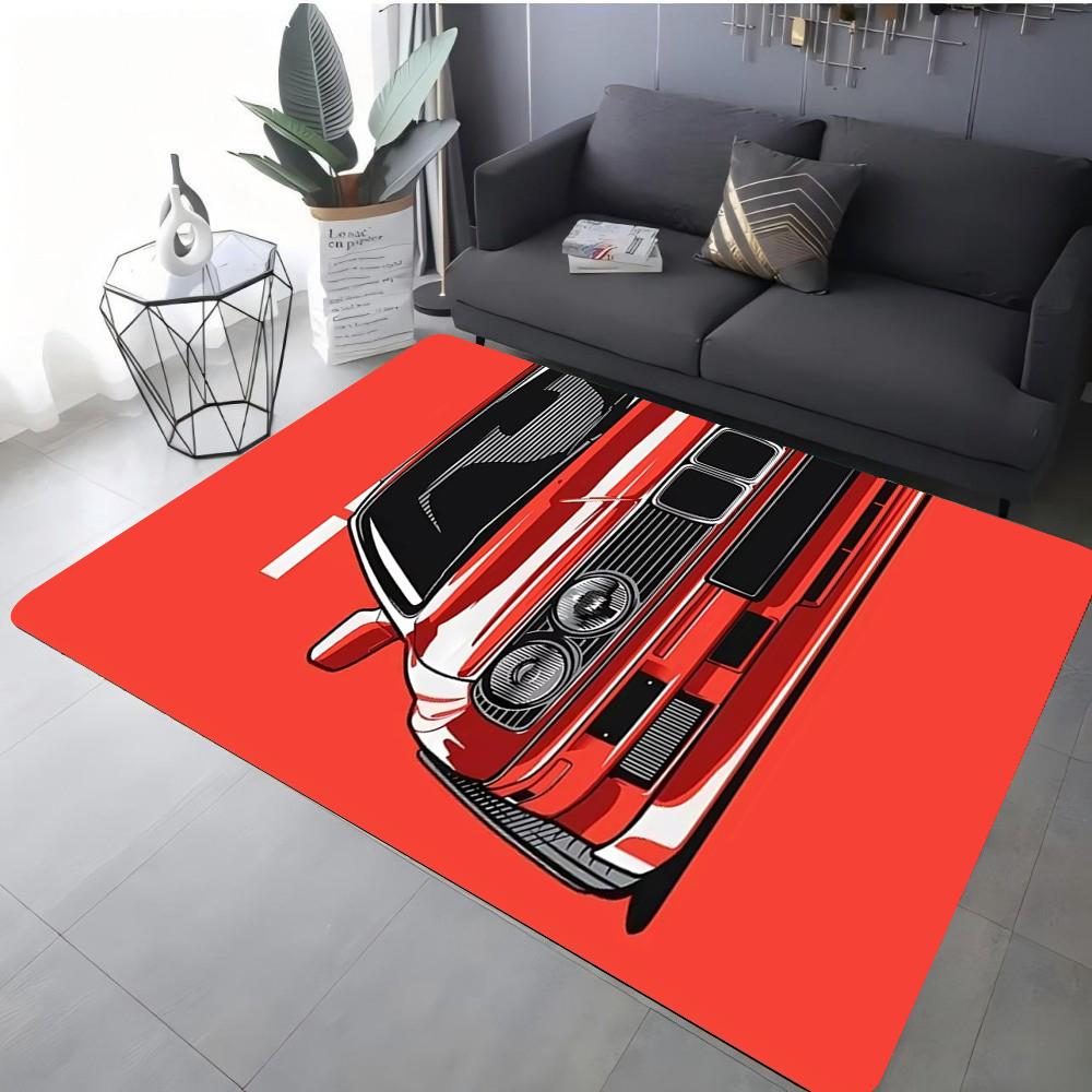 Cool Racing Car Design Carpet for Bedroom and Living Room Decor Non-Slip Area Rug for Sofa Washable Floor Mat Cofee Table Mat