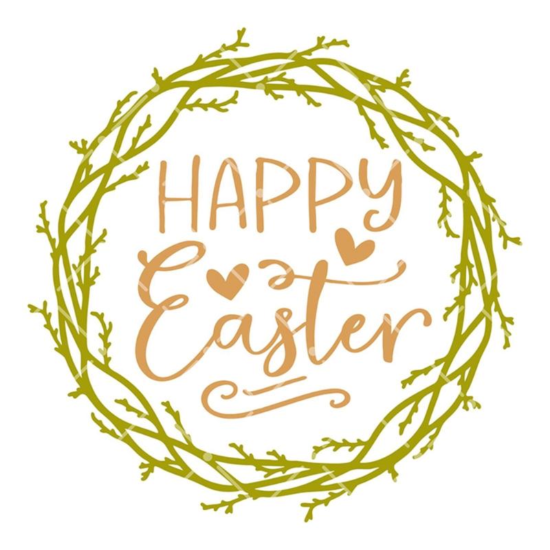 Frohe Ostern Hase Eier Metall Schneiden Stirbt Schablone Scrapbooking DIY Album Stempel