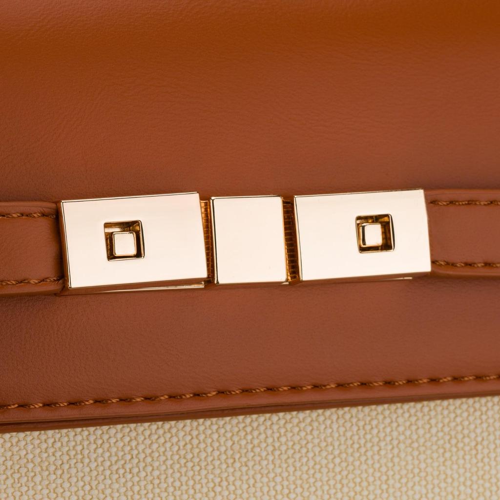 Torba damska PTN Konwalia-1412 Ecru-Brown