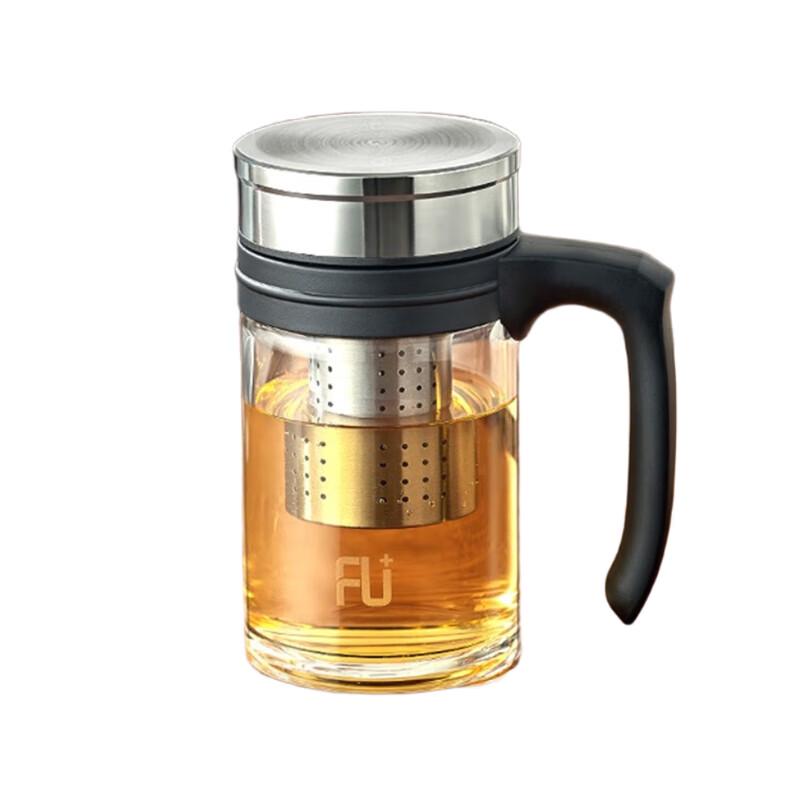 Fuguang Double-Layer Heat-Resistant Glass Cup 430ml