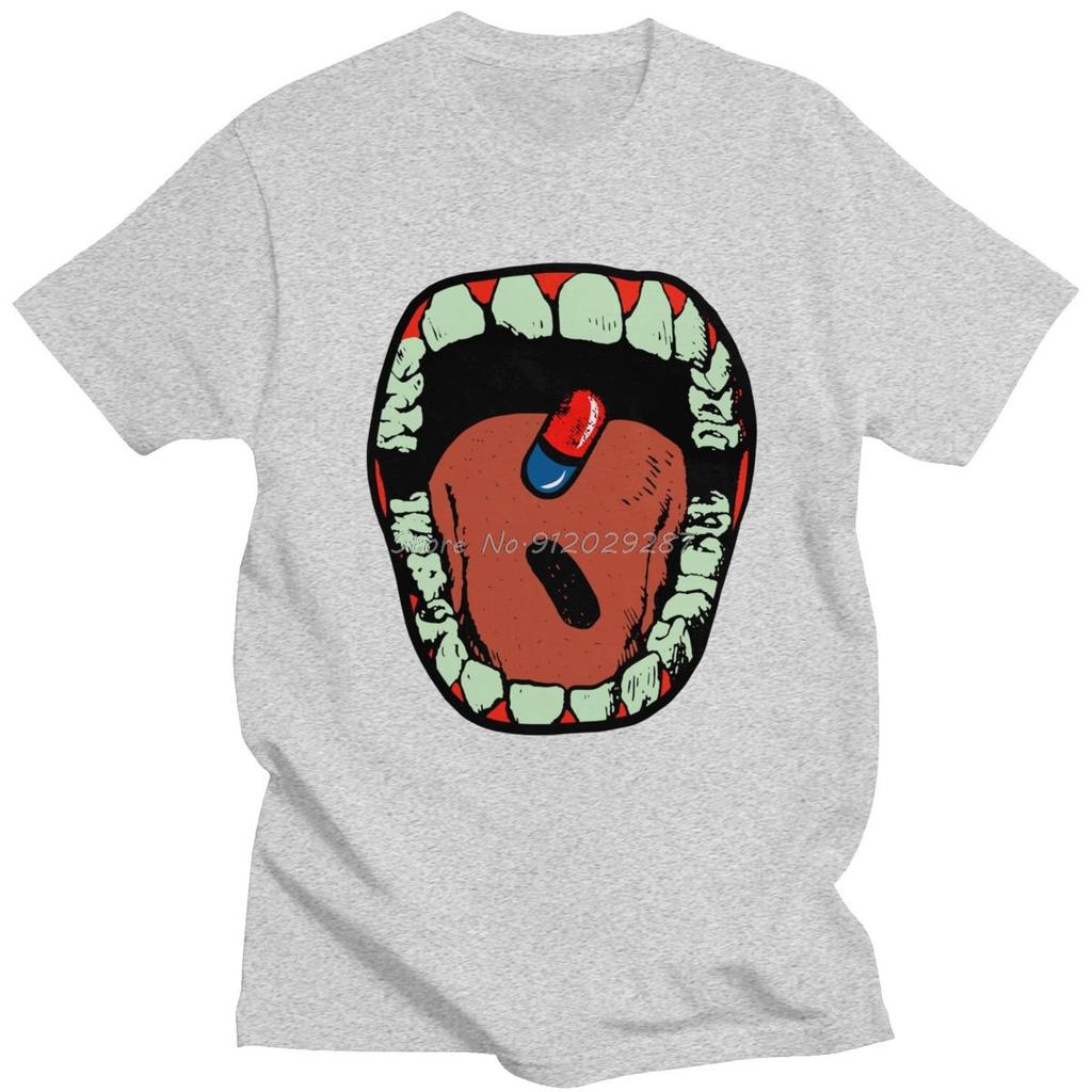 Funny Neo Tokyo Akira Mouth Tshirt Men Casual Tshirt Shotaro Kaneda Tee Oneck Cotton T Shirt Fans Gift Oversized Streetwear