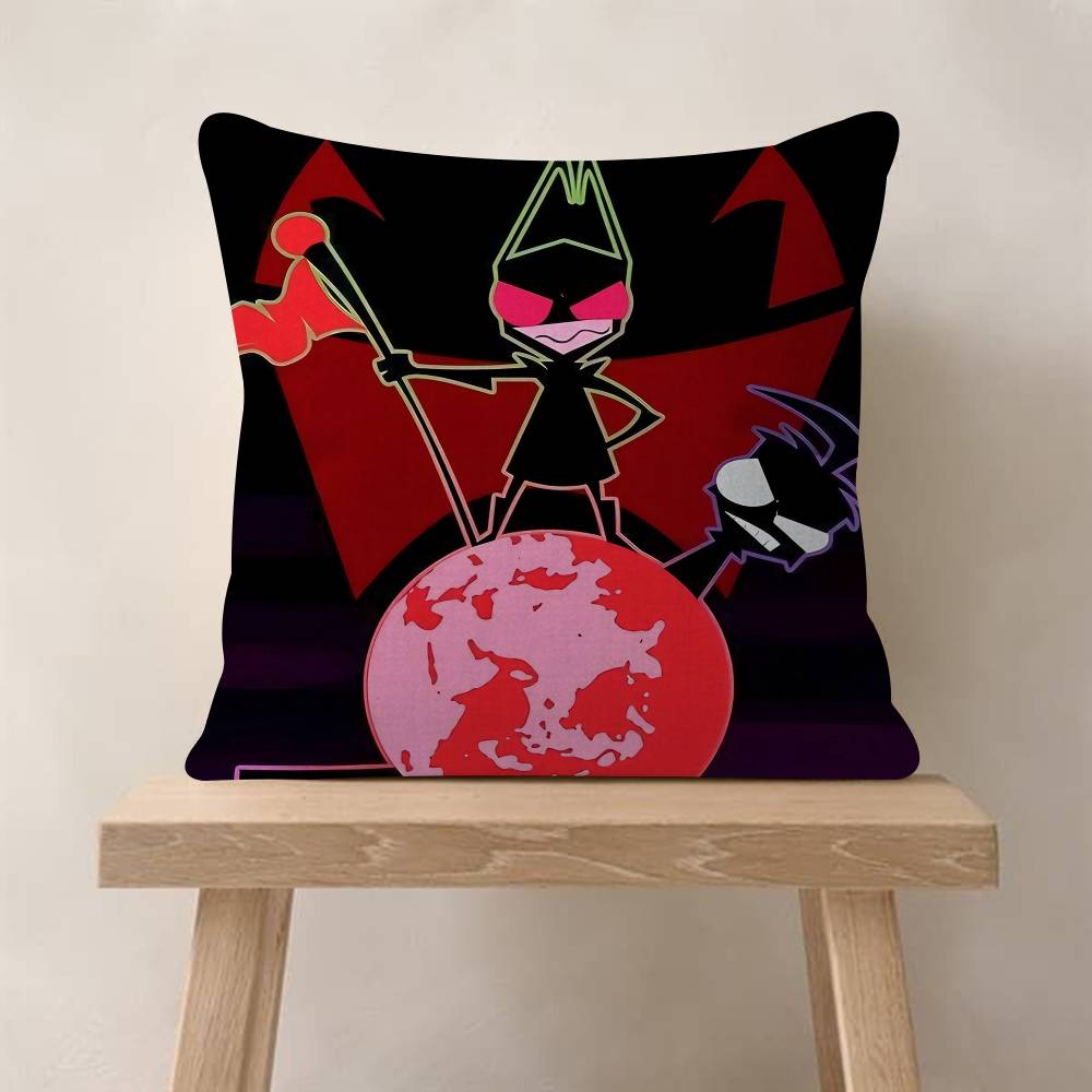 IInvader ZZim Cartoon Movie Pillowcase Toon Gift Cushion Cover Bedroom Home Sofa Chair Seat Decor Pillow Case