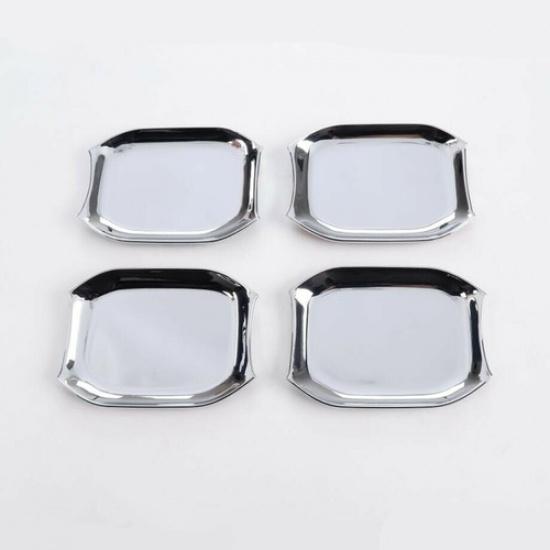 4*Chrome Door Handle Bowl Cover Trim For - Jeep Gladiator JT Accessories