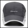 Cap Mesh Hat Sports Outdoor Casual Simple Men Women CZA093 [White Fang] (Black)