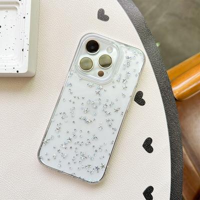 Transparent Star for Apple 17promax Phone Case for IPhone 15 Anti Drop 14pro Minimalist 13 Men's and Women's Styles