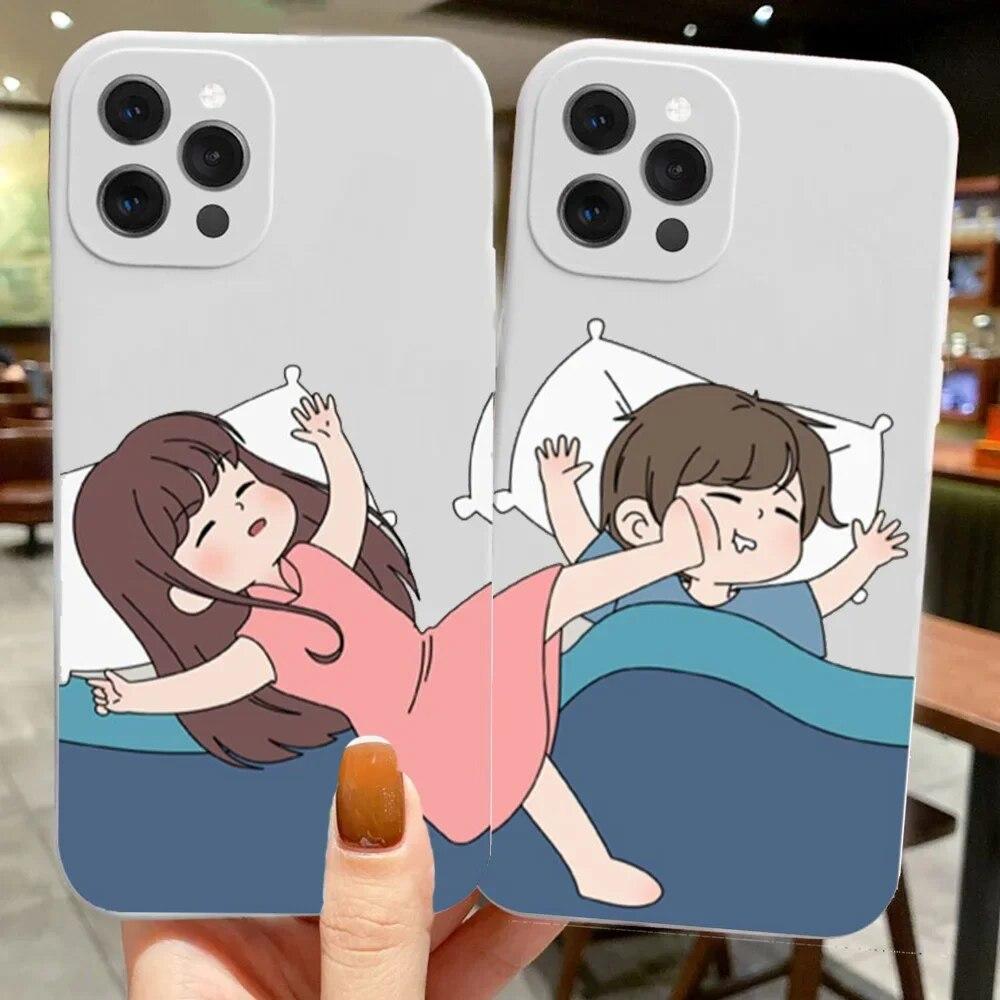 

Мягкий анимационный телефон для Iphone 7 11 XS Pro 6s 8 Mini Plus 6 13 14 Max X 12 XR силиконовый чехол из ТПУ for 7plus Or 8plus остановить