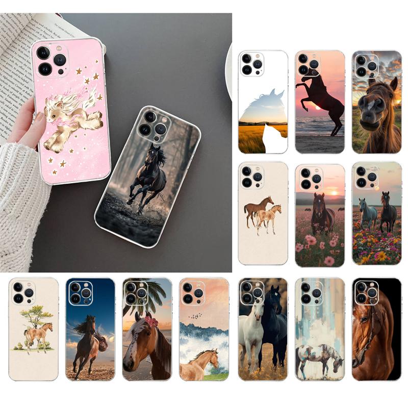 Phone Case For iphone 17 Pro Air 17ProMax 16 15 14 13 Pro Max 16 15 14 13 Pro 15Plus foal Horse