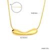Minimalist Fashion Irregular Pendant Necklace Stainless Steel Daily Gentle Wear INS Jewelry for Girls Accessories Birthday Gift