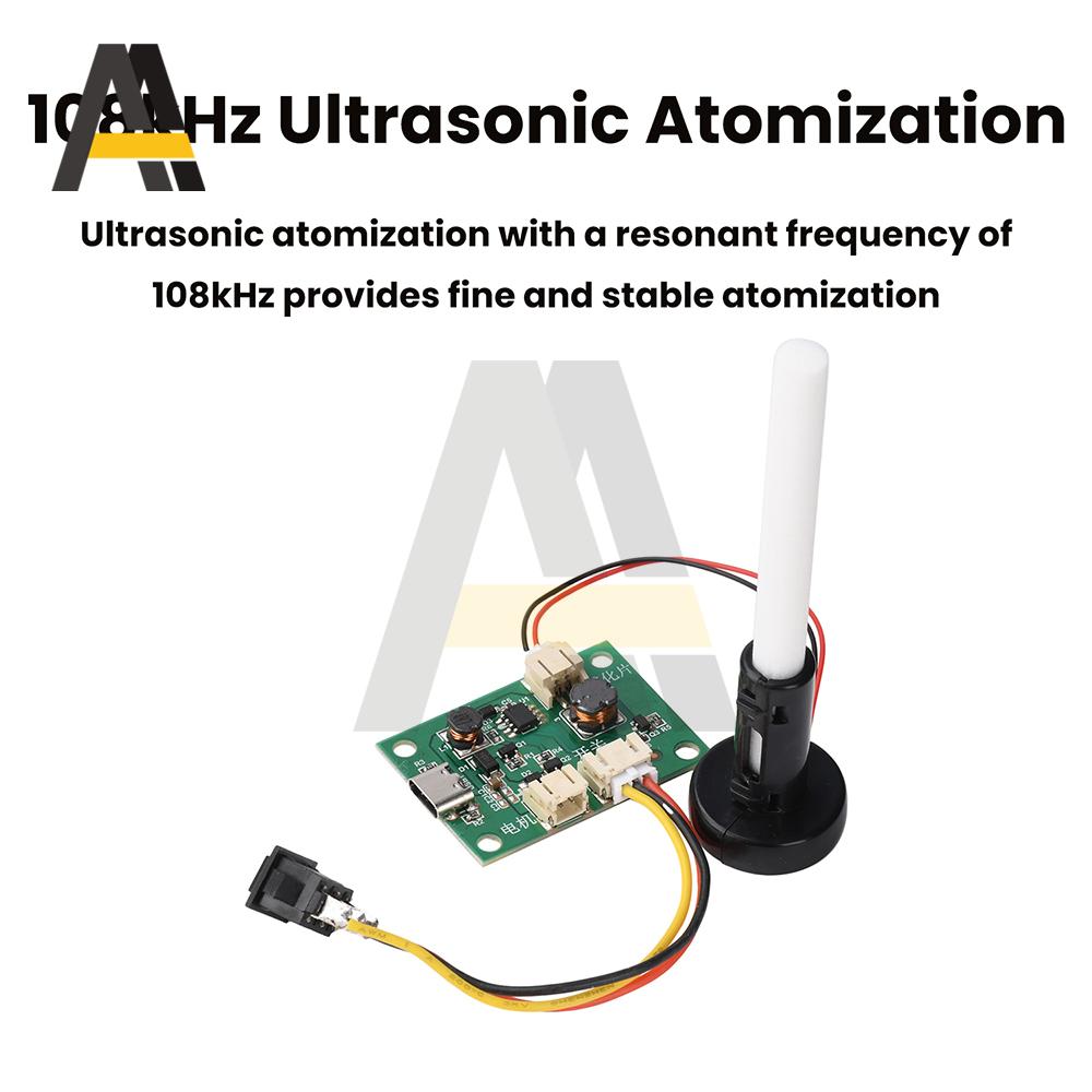 Electronic DIY Ultrasonic Humidifier DC5V Type C Ultrasonic Mist Humidifier Nebuliser Driver Module Electronic DIY Kit