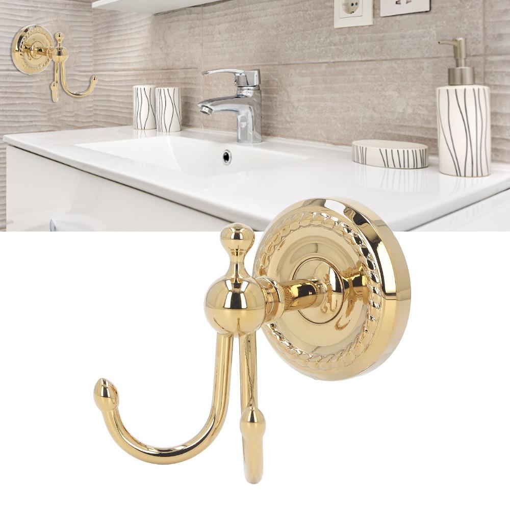 Golden Coat Hook Copper Towel Hook Retro Style Robe Hook Bathroom Bedroom Entryway