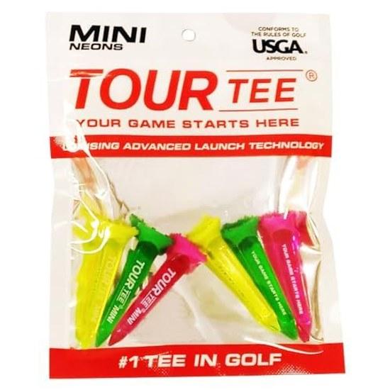 Tour Tee MINI NEONS Golf Tees (6 pieces) T-491(590)