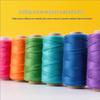 0.8mm 50m High-Strength Polyester Waxed Thread for DIY Leather Goods Sewing