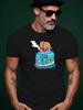 Japanischer Foodie-Print 100% Baumwoll-T-Shirt, Weiches & Atmungsaktives Rundhals-Kurzarm-Tee, Unisex Niedlicher & Kultureller Stil