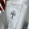 8010 CHROME HEARTS 2026 Summer New High Quality Cotton Round Neck Loose Large Size Men's and Women's T-shirt Couple T-shirt