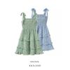 Kaslead New Arrival Women's Clothing Fashion Style Fashion Casual Minimalist Laminated Floral Short Dress
