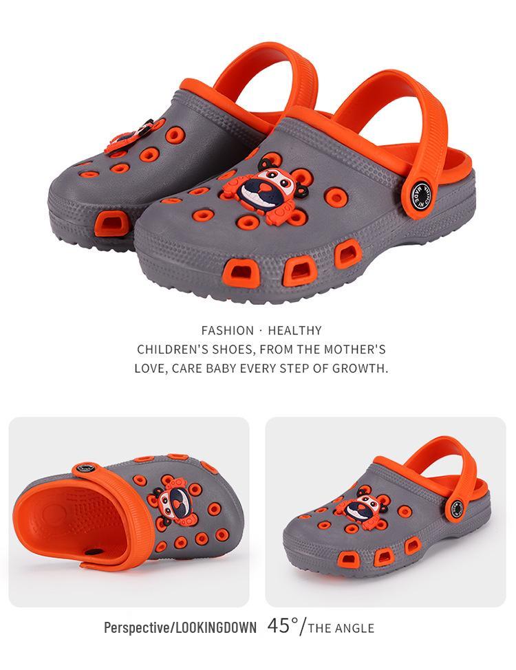 Dětské lehké prodyšné protiskluzové plážové sandály - Letní dřeváky pro chlapce a dívky