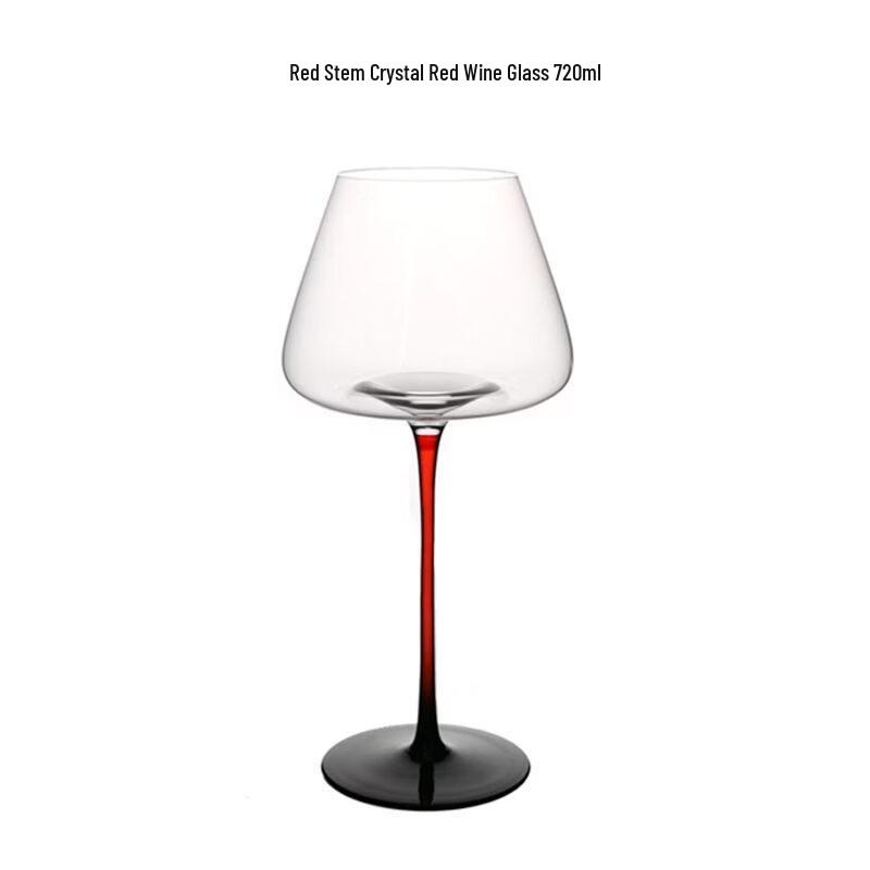 ZISIZ Handcrafted Flamingo Red Wine Glass Set