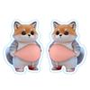 Kawaii Shiba Inu Dog Belly Sticker Soft Belly Sensory Decals Squeeze 3D Stickers Scrapbookingmobile Phone Decoration Stickers