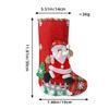 Christmas Stockings for New Year Party Gifts Xmas Tree Fireplace Hanging Ornaments Decoration Christmas Socks Candy Gift Bag