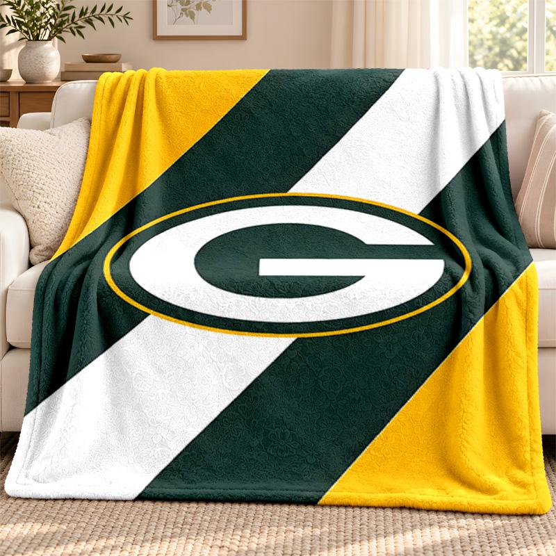 Goias EC of Brazil blanket Flannel Blanket Soft Cozy Plush Throw for Sofa Bed Lightweight Home Decoration Outdoor camping