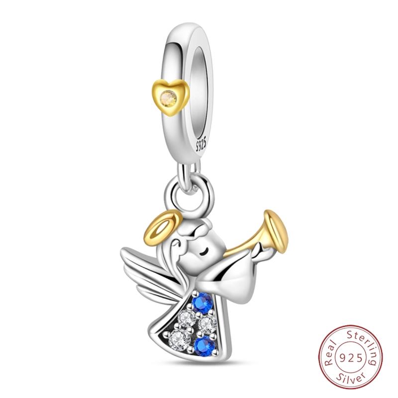 Lucky Copper Devil'S Eye Angel Cross Charms Beads Suitable For Wedding Party Diy Original Exquisite Jewelry Gifts