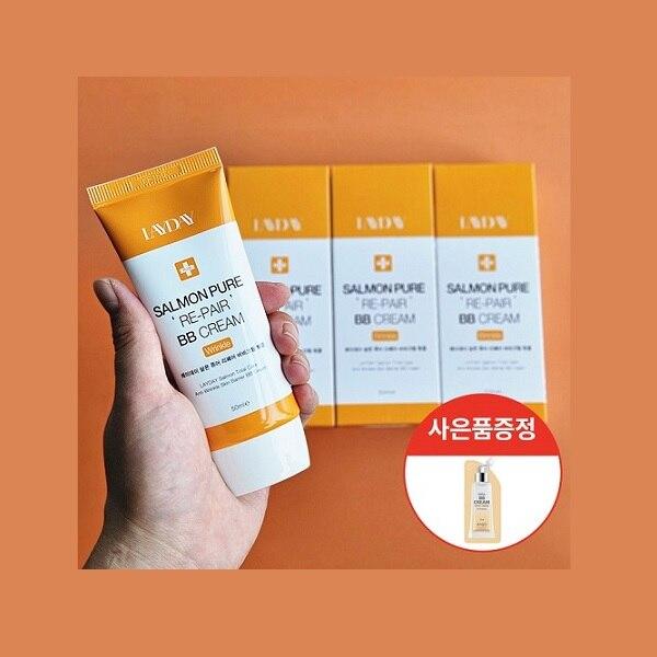 Salmon PDRN Wrinkle-Removing Salmon PDRN Wrinkle-Removing Salmon PDRN Wrinkle-Removing Salmon PDRN BB Cream 50ml (3 pcs + free gift)