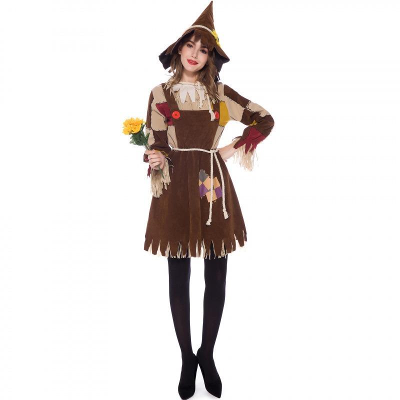 Halloween costume rice man costume cosplay circus actress clown uniform