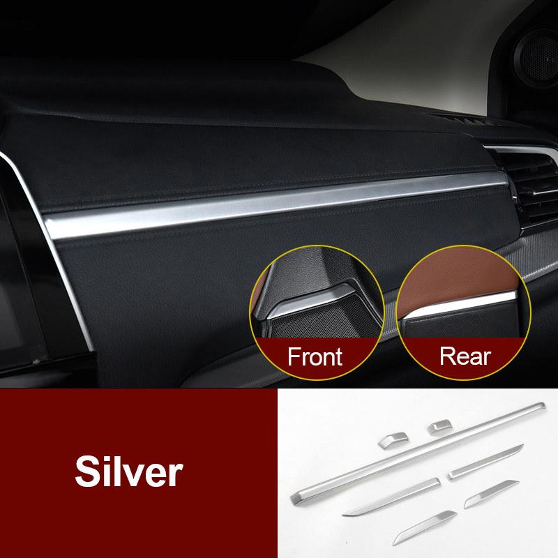 ABS Car sound Central Control Dashboard Trim Cover Strip Sticker Auto Accessories For Honda CRV 2017 2018    2022